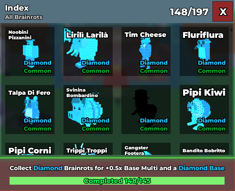 💎Base de Diamante (completa tu índice 170/170)💎