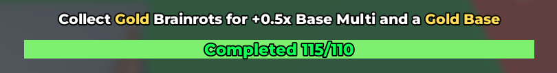 Gold base ( complete your 110/110 index )